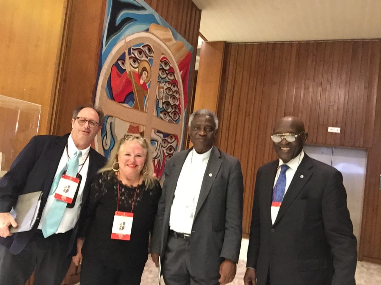 PFC delegates at a conference in Rome